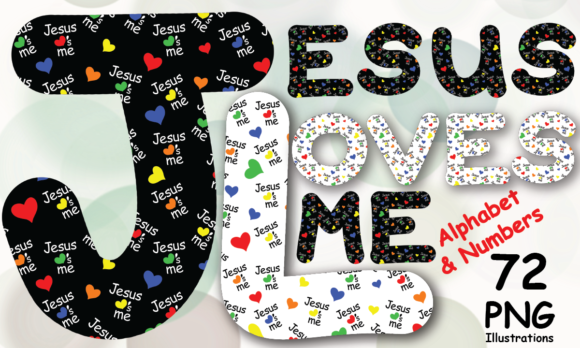 Alphabets and Numbers Jesus Loves Me