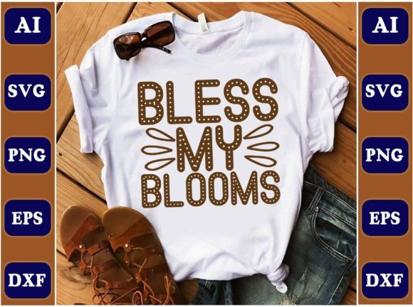 Bless My Blooms: A Crafts-Inspired Graphic Design Asset