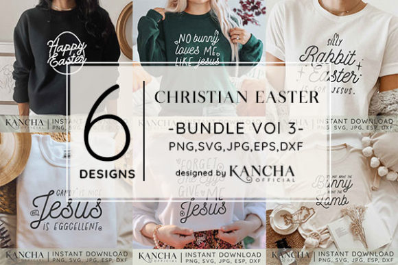 Christian Easter Bundle for Crafts and Editorial Design