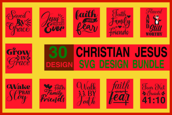 Christian Jesus Designs Bundle for Craft Branding