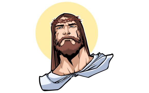 Jesus Portrait 3 Illustrations for Brand Identity