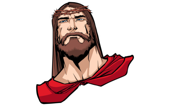 Jesus Superhero Portrait: Illustration Review for Handmade Makers