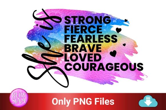 She is Strong, Fierce PNG: A Christian Crafts Powerhouse